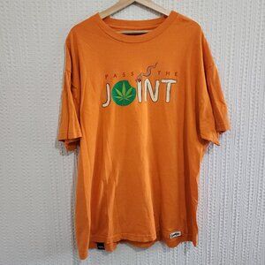 Vintage Cookies Brand Orange Graphic Tee Men Size XXL